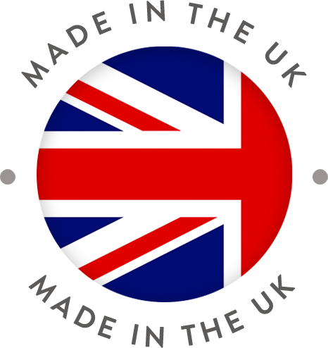 Union Jack Flag, round, made in the UK
