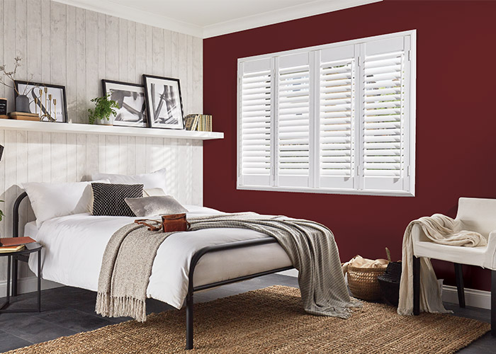 Urban Shutters adding privacy to a Bedroom