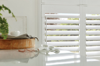 Interior Window Shutters on Tracks