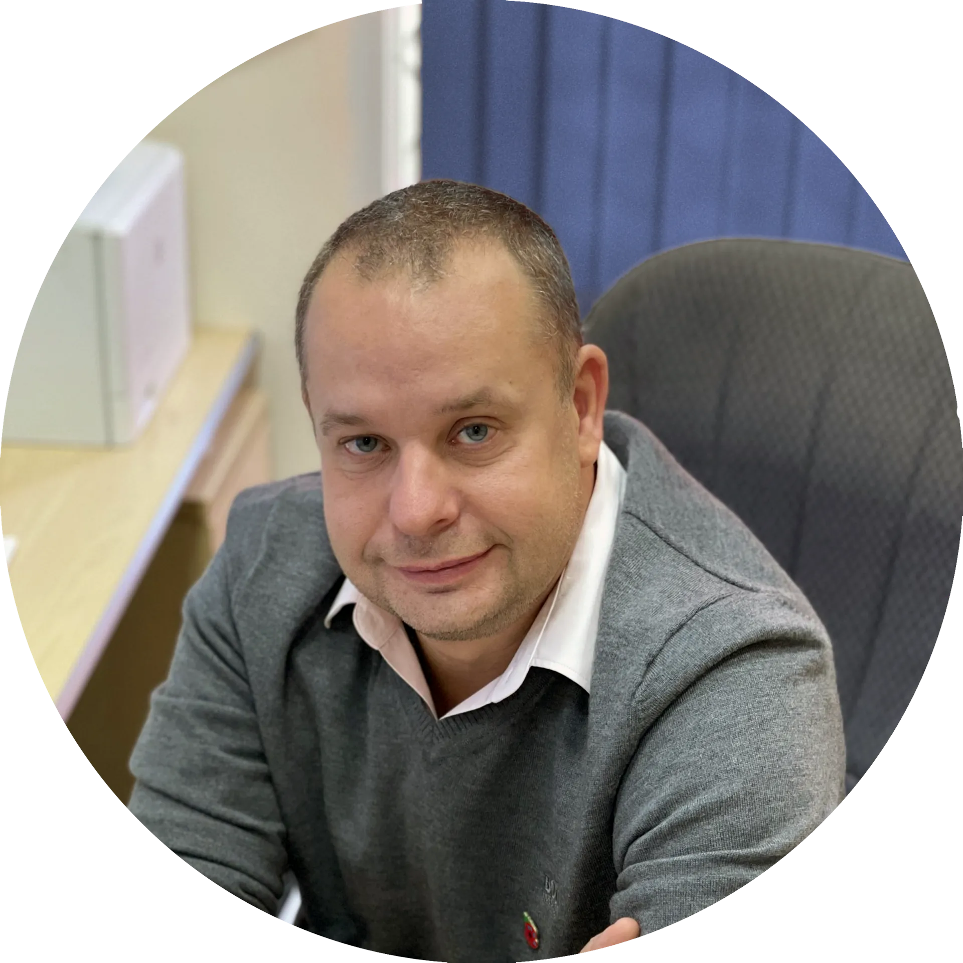 A photo of our team member, Andy