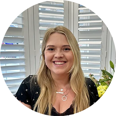 A photo of our team member, Cloe